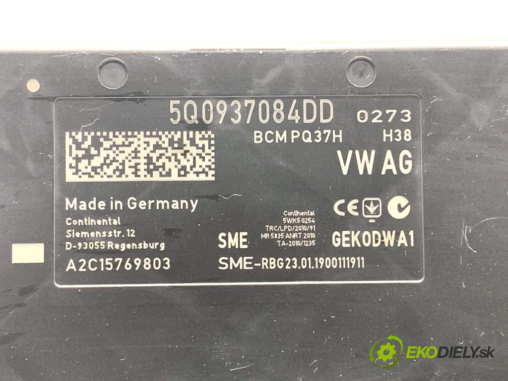 SKODA KAROQ SUV 2019 140 kW 2.0 TSI 4x4 1984 Modul BCM 5Q0937084DD (Riadiaca jednotka ostatné)