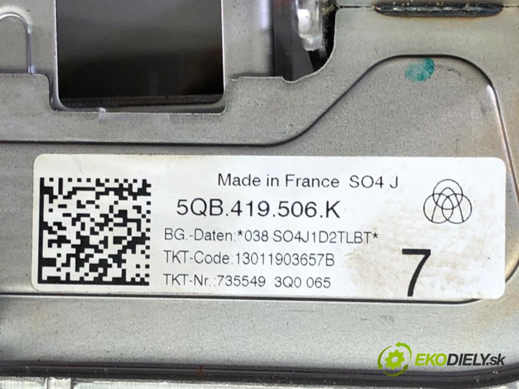 SKODA KAROQ SUV 2019 140 kW 2.0 TSI 4x4 1984 Hriadeľ, tyč volantu 5QB419506K (Tyč riadenia (volantu))