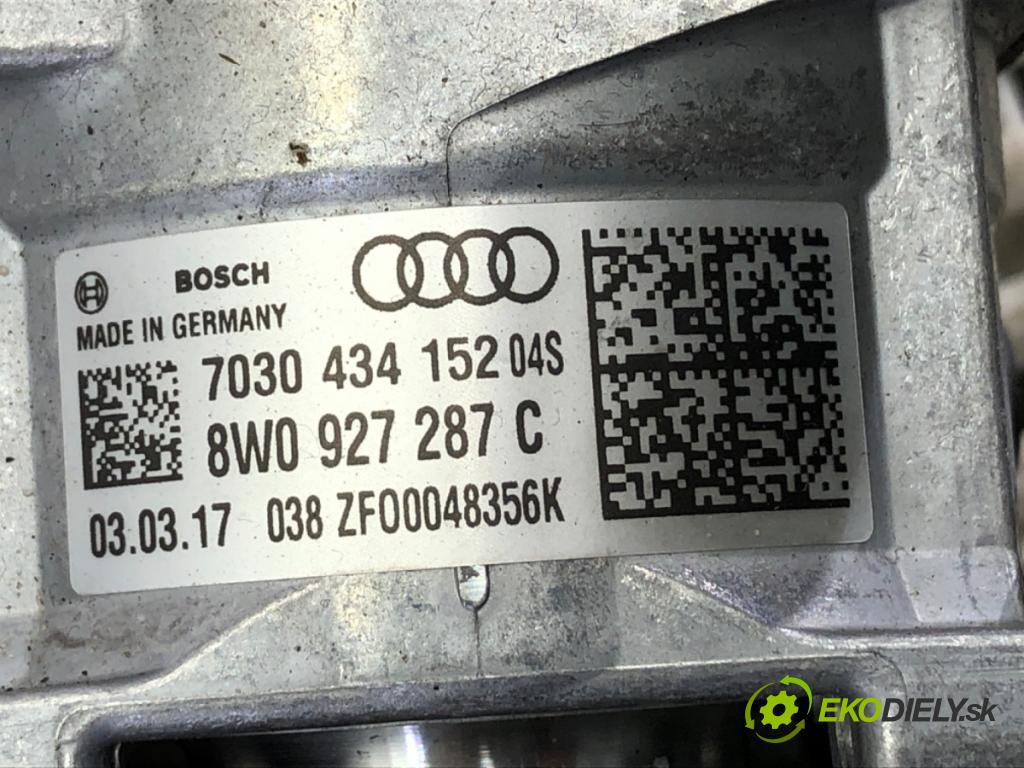 AUDI A5 F5 liftback 2017 140 kW 2.0 TDI quattro 1968 Hriadeľ, tyč volantu 8W0927287C (Tyč riadenia (volantu))