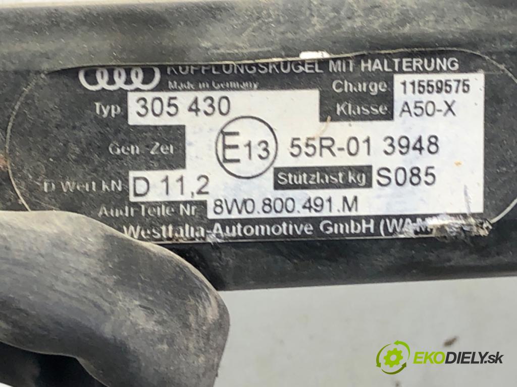 AUDI A5 F5 liftback 2017 140 kW 2.0 TDI quattro 1968 Hák tažné zařízení 8W0800491M (Tažná zařízení)