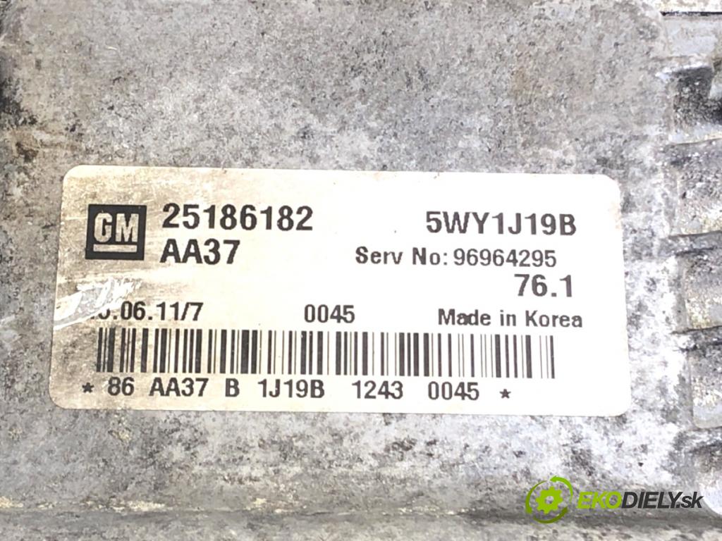 CHEVROLET CRUZE liftback 2011 91 kW 1.6 1598 riadiaca jednotka Motor 25186182 (Riadiaca jednotka)