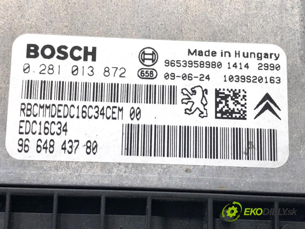 PEUGEOT 308 I liftback 2009 66 kW 1.6 HDi 1560 riadiaca jednotka Motor  (Riadiaca jednotka)