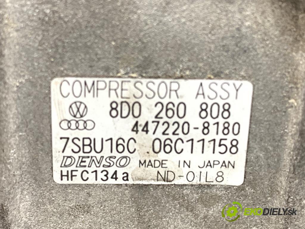 VW PASSAT B5 FL sedan 2001 110 kW 1.8 T 20V 1781 Kompresor klimatizácie 8D0260808 (Kompresor klimatizácie)