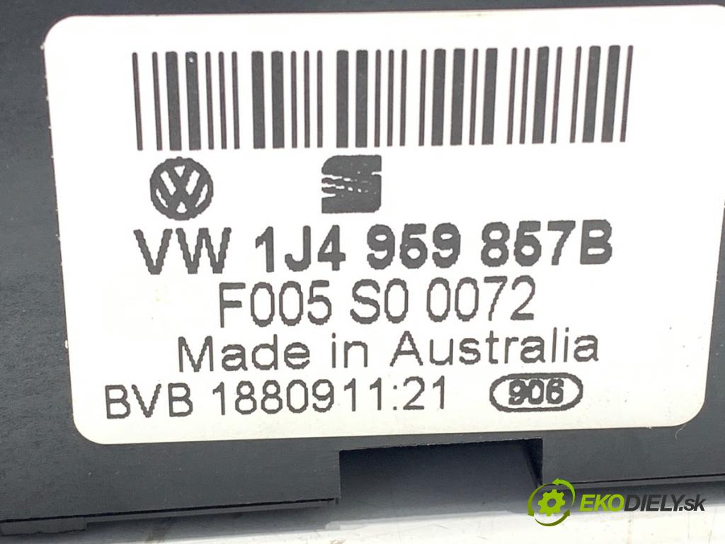 VW PASSAT B5 FL sedan 2001 110 kW 1.8 T 20V 1781 Prepínač okien 1J4959857B (Prepínacie páčky pod volantom)