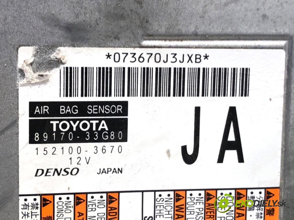 TOYOTA CAMRY sedan 2022 131 kW 2.5 Hybrid (AXVH71_) 2487 senzor airbag 89170-33G80 (Snímač)