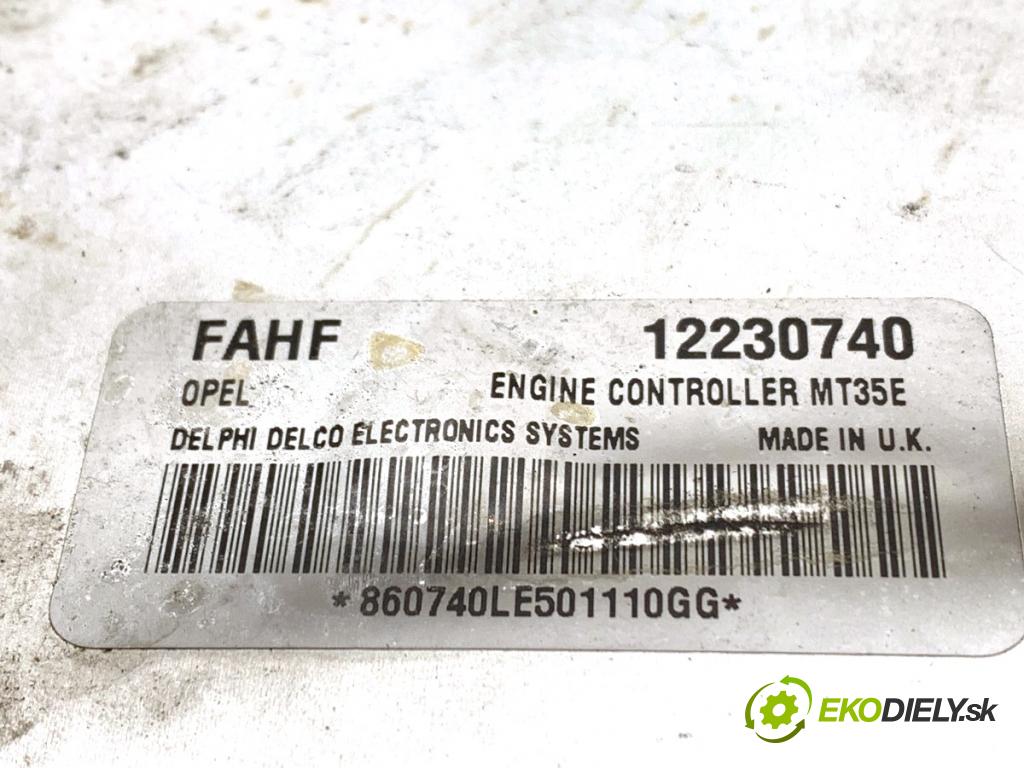 OPEL ASTRA H liftback 2005 77 kW 1.6 (L48) 1598 riadiaca jednotka Motor 12230740 (Riadiaca jednotka)