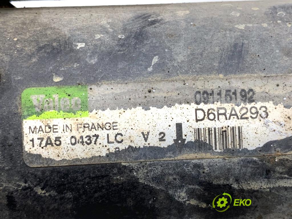 OPEL ASTRA H liftback 2005 77 kW 1.6 (L48) 1598 Štartér 09115192 (Štartér)