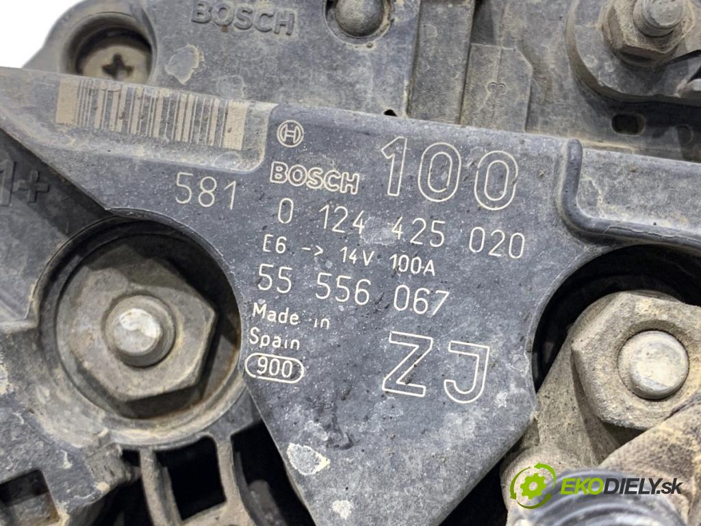 OPEL ASTRA H liftback 2005 77 kW 1.6 (L48) 1598 Alternátor 0124425020 (Alternátor)