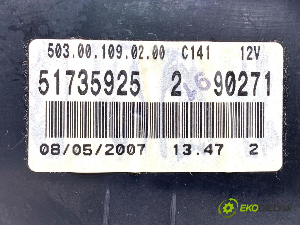 FIAT CROMA Kombi 2007 103 kW 1.8 16V 1796 Prístrojovka 51735925 (Prístrojová doska)