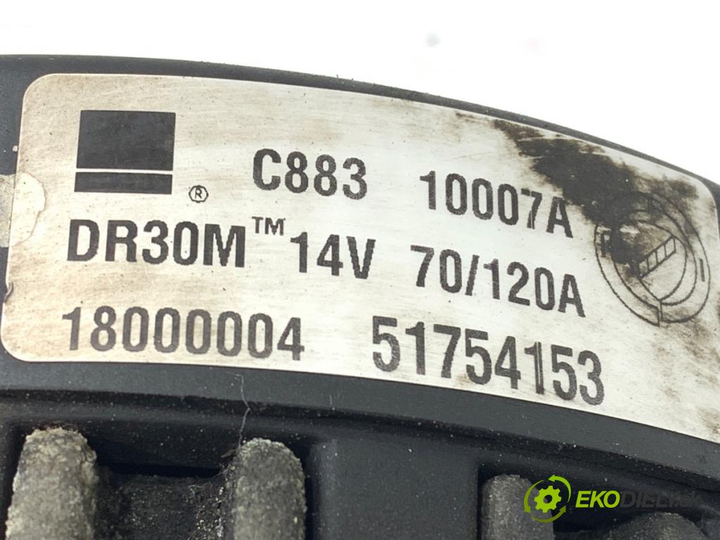 FIAT CROMA Kombi 2007 103 kW 1.8 16V 1796 Alternátor 51754153 (Alternátor)