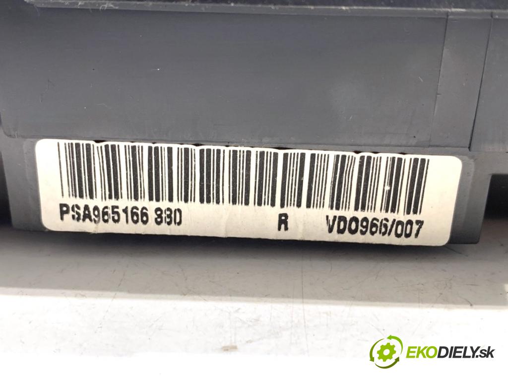 CITROEN XSARA PICASSO nadwozie wielkoprzestrzenne (MPV) 2005 80 kW 1.6 HDi 1560 Prístrojovka 9651667380 (Prístrojová doska)