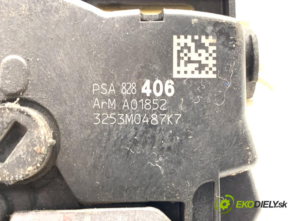 CITROEN BERLINGO II nadwozie wielkoprzestrzenne (MPV) 2013 68 kW 1.6 HDi 90 1560 zámok dveře levý přední část 828406
