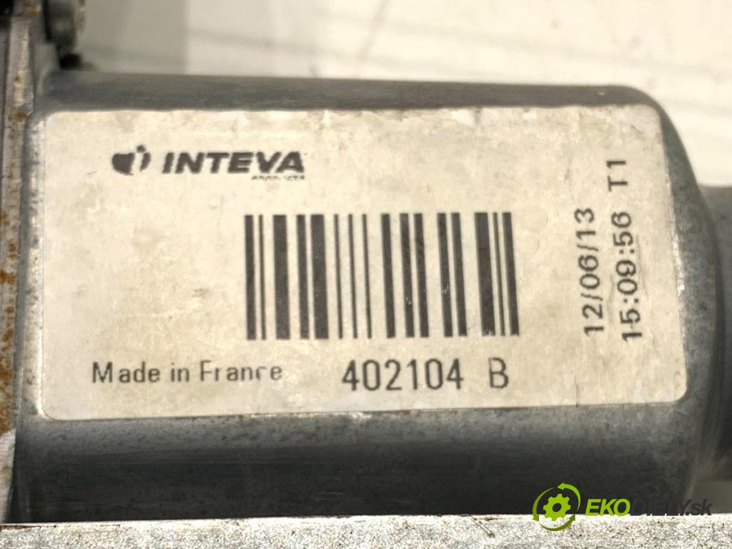 CITROEN BERLINGO II nadwozie wielkoprzestrzenne (MPV) 2013 68 kW 1.6 HDi 90 1560 mechanismus okna pravý přední část