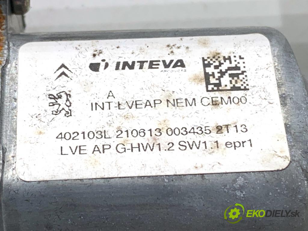 CITROEN BERLINGO II nadwozie wielkoprzestrzenne (MPV) 2013 68 kW 1.6 HDi 90 1560 mechanismus okna levý přední část 402103L