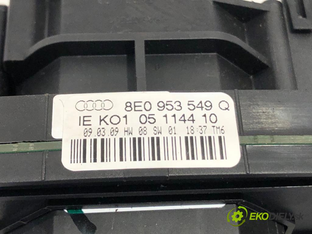 SEAT EXEO sedan 2009 105 kW 2.0 TDI 1968 přepínač kombinovaný 8E0953549Q (Ovládaní topení a přepínače)