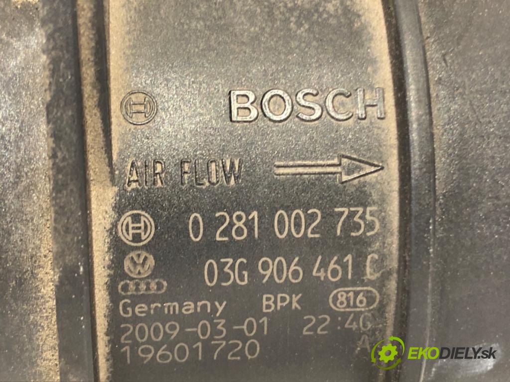 SEAT EXEO sedan 2009 105 kW 2.0 TDI 1968 Váha vzduchu 03G906461C (Váha vzduchu)