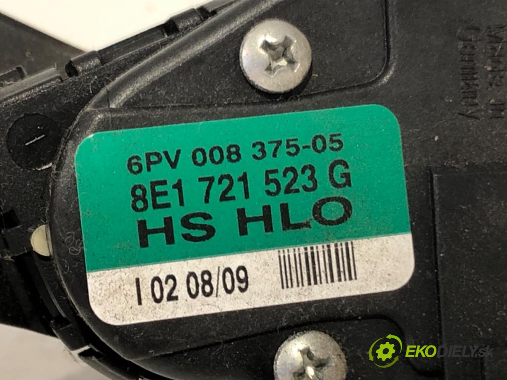 SEAT EXEO sedan 2009 105 kW 2.0 TDI 1968 Potenciometer plynu 8E1721523G (Potenciometer plynového pedálu)