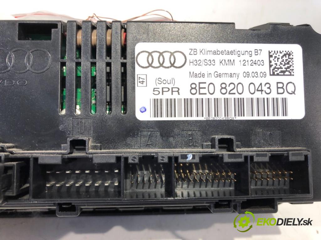 SEAT EXEO sedan 2009 105 kW 2.0 TDI 1968 Panel ovládania kúrenia 8E0820043BQ (Prepínacie páčky pod volantom)