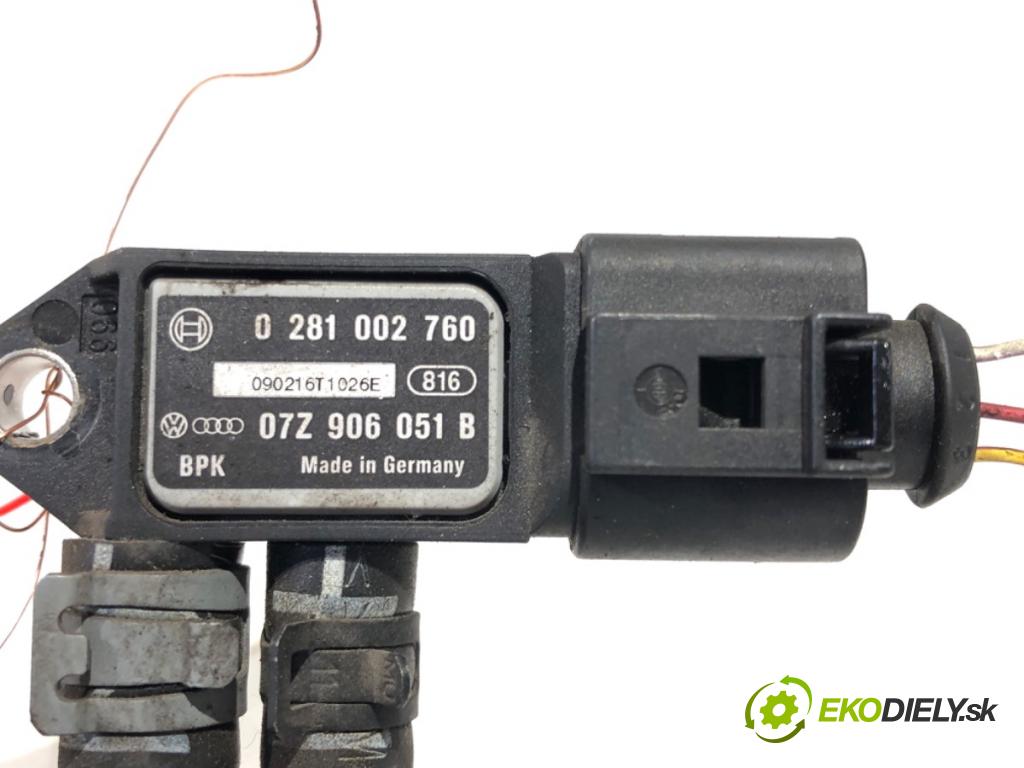 SEAT EXEO sedan 2009 105 kW 2.0 TDI 1968 snímač tlaku spalín DPF 07Z906051B