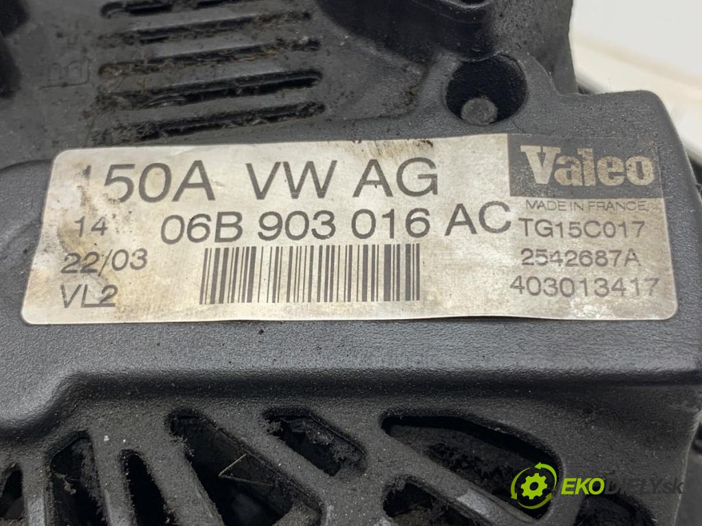AUDI A4 B6 sedan 2003 96 kW 2.0 1984 Alternátor 06B903016AC (Alternátor)