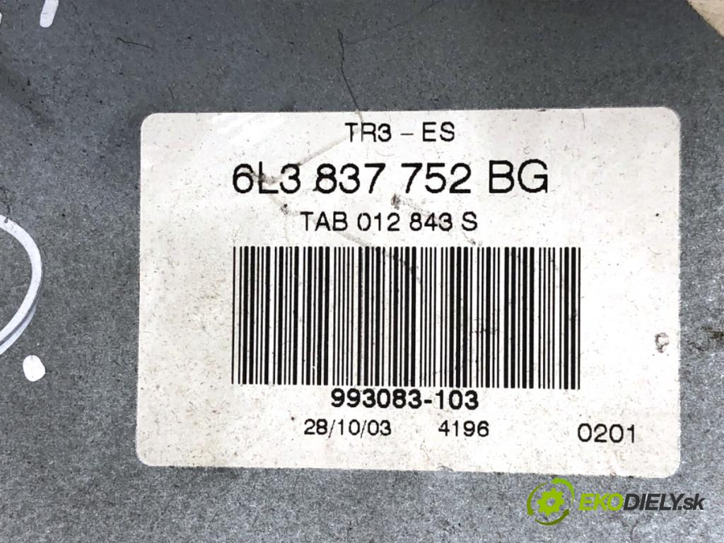 SEAT IBIZA III liftback 2005 55 kW 1.4 TDI 1422 mechanismus okna pravý přední část 6L3837752BG