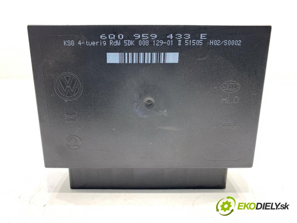 SEAT IBIZA III liftback 2005 55 kW 1.4 TDI 1422 Modul komfortu 6Q0959433F (Modul komfortu)