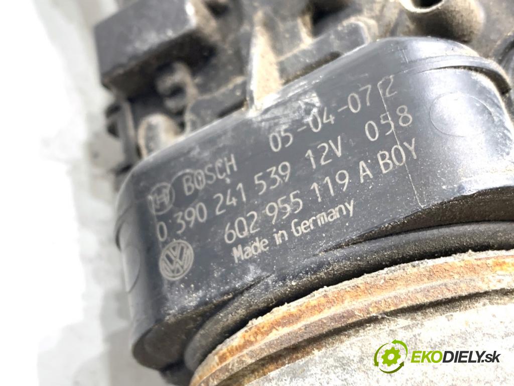 SEAT IBIZA III liftback 2005 55 kW 1.4 TDI 1422 Mechanizmus stieračov predný 0390241539 6Q2955119A (Motorček stieračov predný)