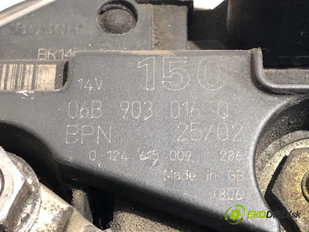 AUDI A4 B6 Kombi 2002 96 kW 2.0 1984 Alternátor 06B903016Q (Alternátor)