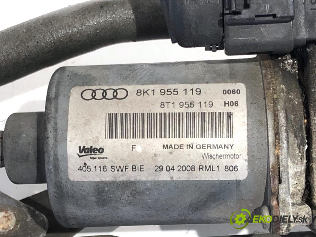 AUDI A4 B8 sedan 2008 118 kW 1.8 TFSI 1798 Mechanizmus stieračov predný 8K1955119 (Motorček stieračov predný)