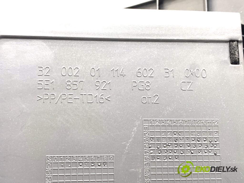 SKODA OCTAVIA III liftback 2016 81 kW 1.6 TDI 1598 Priehradka, kastlík 5E1857921
