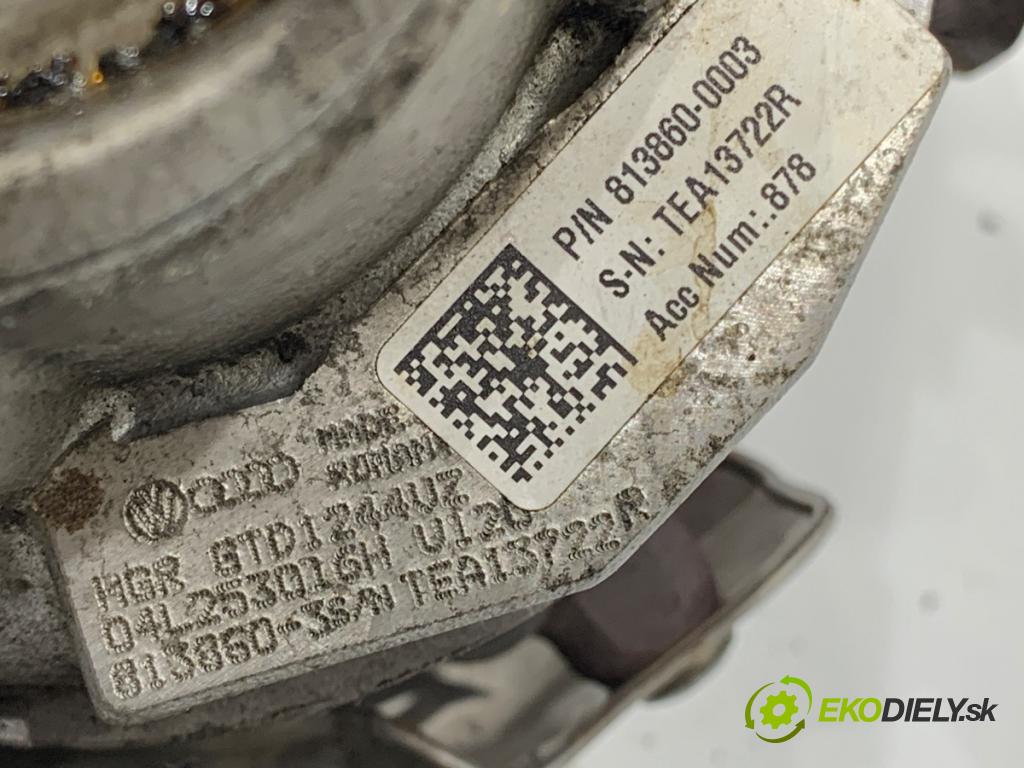 SKODA OCTAVIA III liftback 2016 81 kW 1.6 TDI 1598 turbo 04L253016H (Turbodúchadla (kompletní))