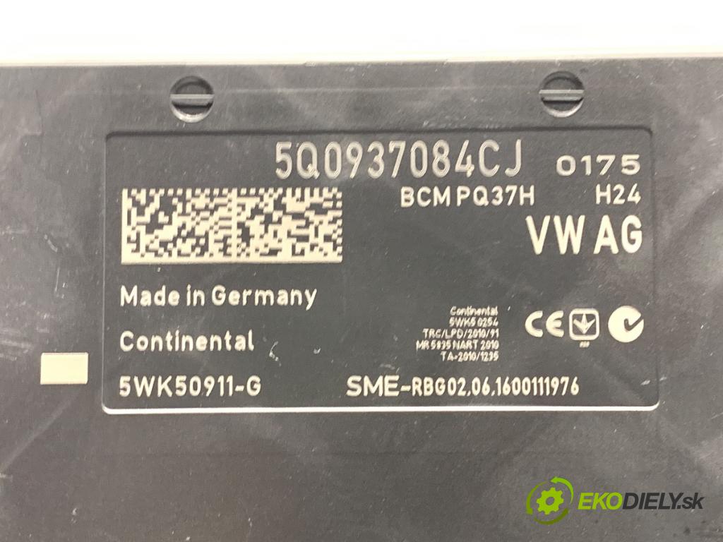 SKODA OCTAVIA III liftback 2016 81 kW 1.6 TDI 1598 Modul komfortu 5Q0937084CJ (Modul komfortu)