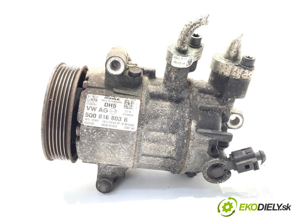SKODA OCTAVIA III liftback 2016 81 kW 1.6 TDI 1598 kompresor klimatizace 5Q0816803B (Kompresory)