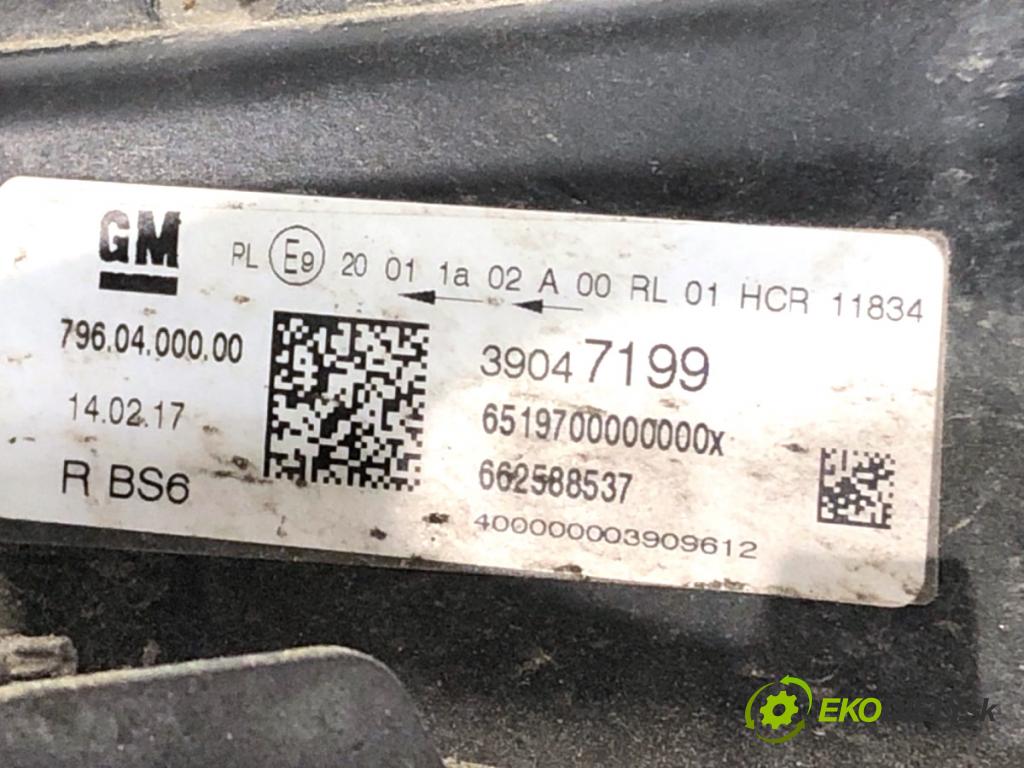 OPEL ASTRA K Kombi 2018 100 kW 1.6 CDTi (35) 1598 Svetlomet pravy predný 39047199