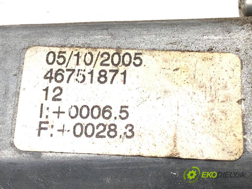 ALFA ROMEO 147 liftback 2002 88 kW 1.6 16V T.SPARK (937.AXA1A, 937.AXB1A, 937.BXB1A) 1598 mechanismus okna levý přední část 46751871