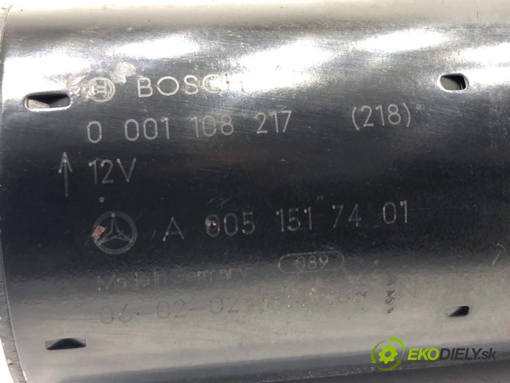 MERCEDES-BENZ W245 liftback 2006 80 kW B 180 CDI (245.207) 1991 Štartér 0001108217 (Štartér)