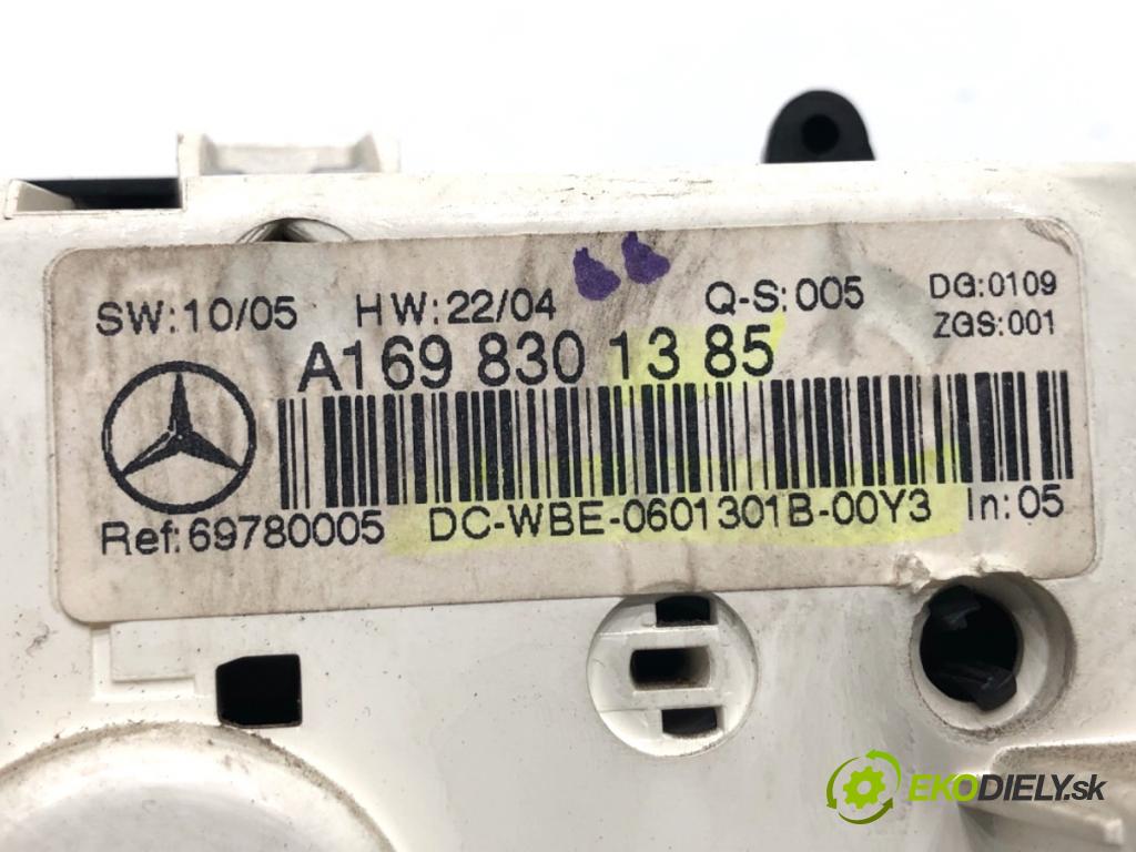 MERCEDES-BENZ W245 liftback 2006 80 kW B 180 CDI (245.207) 1991 Panel ovládania kúrenia A1698301385 (Prepínacie páčky pod volantom)