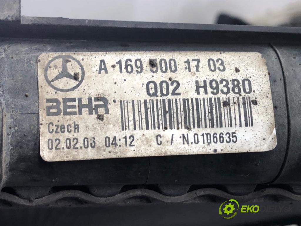 MERCEDES-BENZ W245 liftback 2006 80 kW B 180 CDI (245.207) 1991 chladič vody A1695001703 (Chladiče vody)