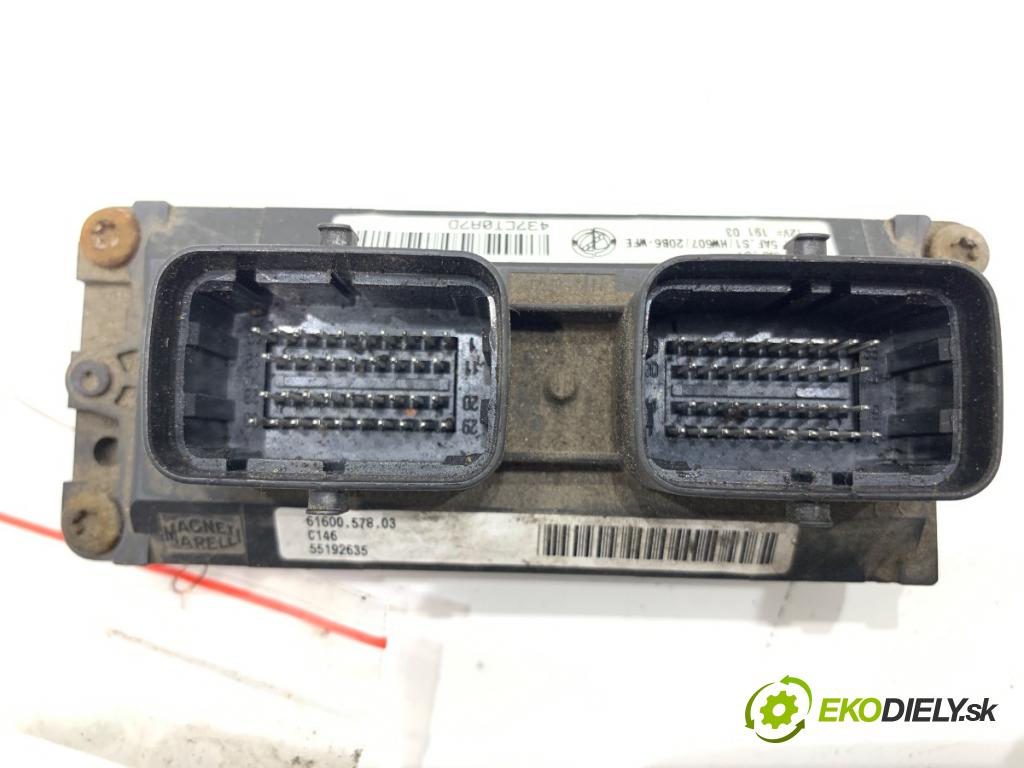 FIAT PANDA II liftback 2003 40 kW 1.1 (169.AXA1A) 1108 riadiaca jednotka Motor 55192635 (Riadiaca jednotka)