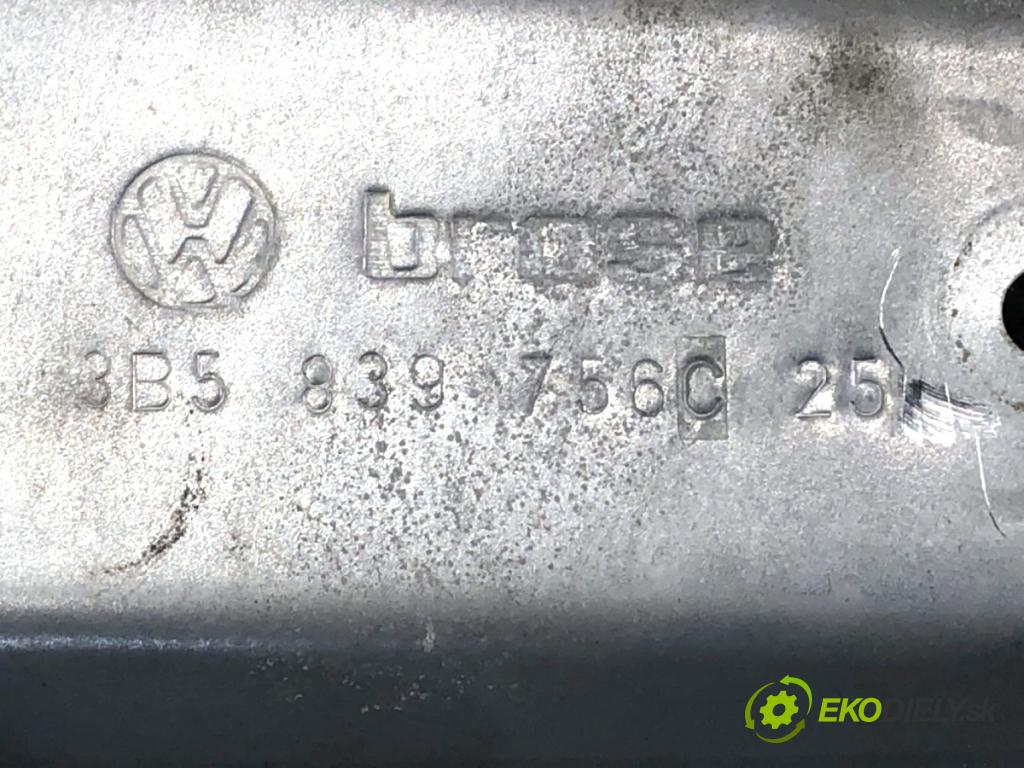 VW PASSAT B5 sedan 1999 85 kW 1.9 TDI 1896 mechanismus okna pravý zadní část 3B5839756C