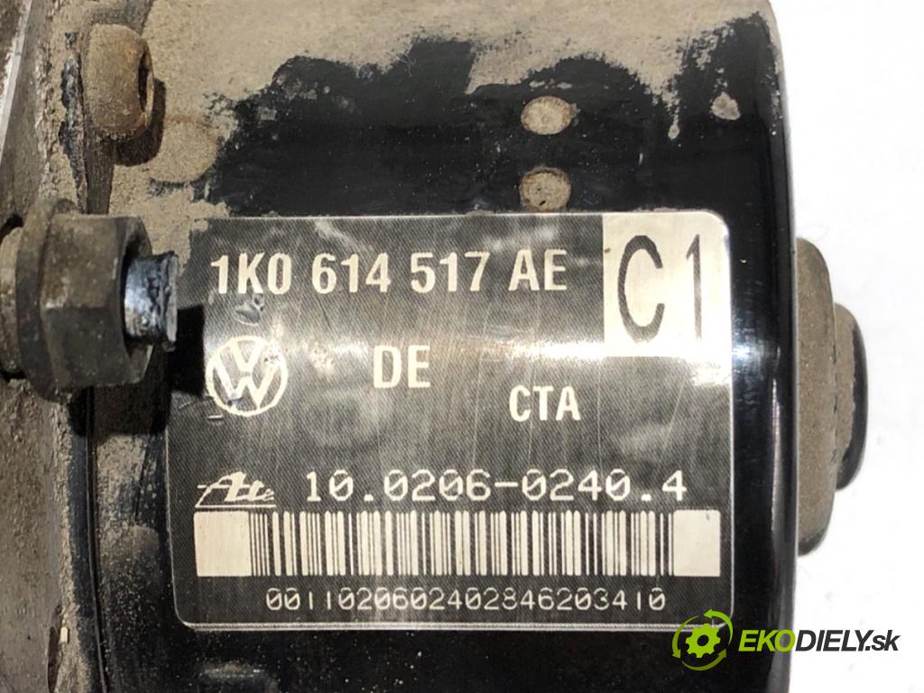 VW JETTA III sedan 2007 77 kW 1.9 TDI 1896 pumpa ABS 1K0614517AE (Pumpy brzdové)