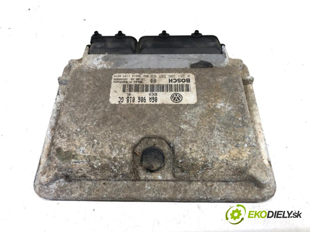 SEAT TOLEDO II sedan 2000 92 kW 1.8 20V 1781 řídící jednotka motora 06A906018GC 0261206587 (Řídící jednotky)