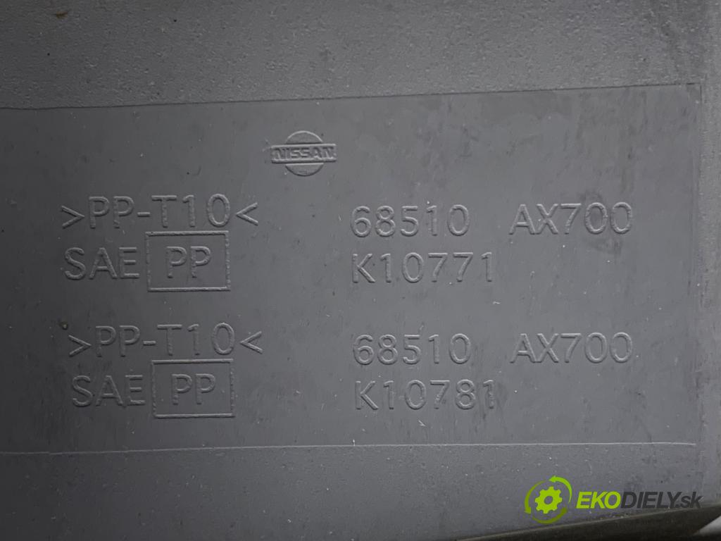 NISSAN MICRA K12 liftback 2003 48 kW 1.5 dCi 1461 Priehradka, kastlík spolujazdca  (Priehradka (kastlík))