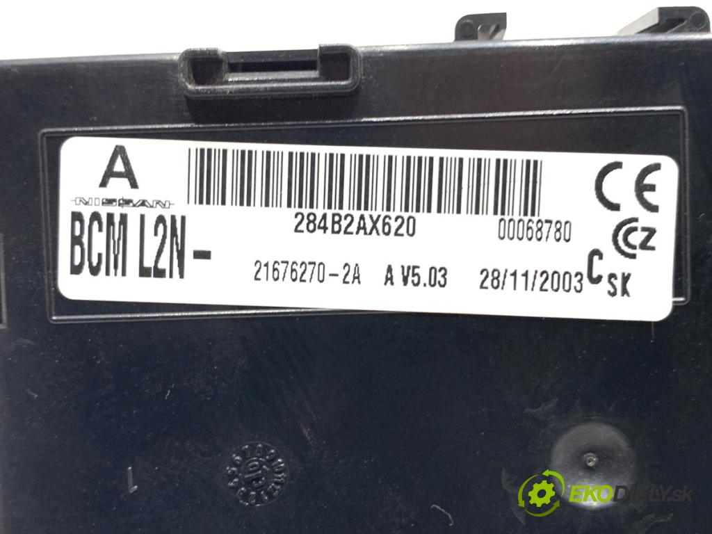 NISSAN MICRA K12 liftback 2003 48 kW 1.5 dCi 1461 Modul BCM 284B2AX620 (Riadiaca jednotka ostatné)