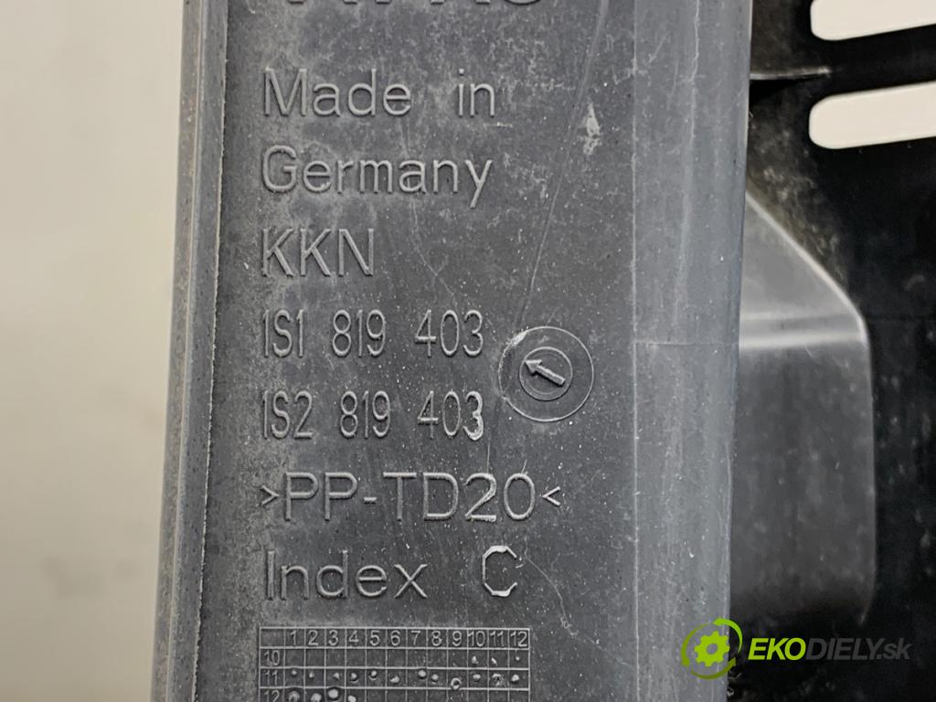 VW UP! liftback 2012 55 kW 1.0 999 Torpédo, plast pod čelné okno 1S1819403 (Torpédo (plast pod čelným sklom))