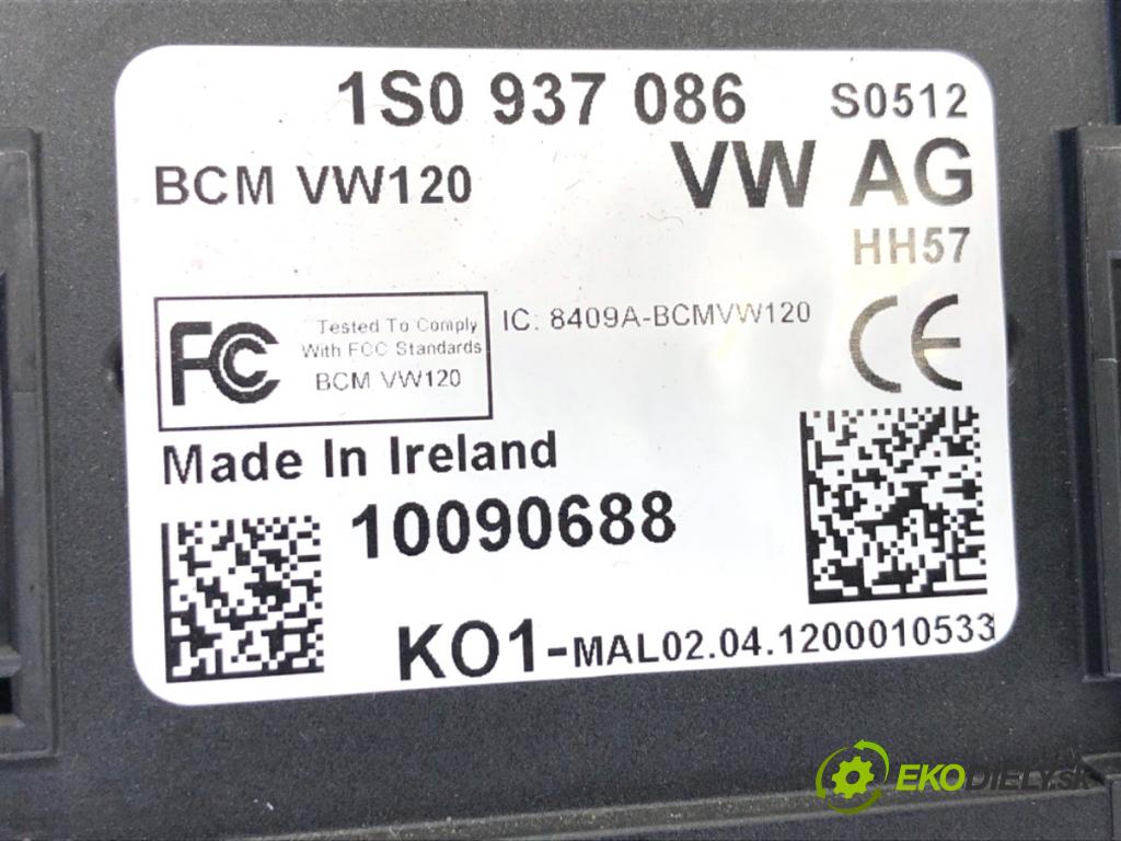 VW UP! liftback 2012 55 kW 1.0 999 Modul komfortu 1S0937086 (Modul komfortu)