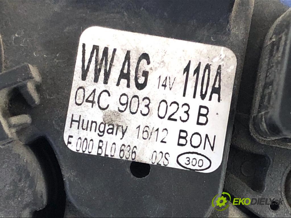 VW UP! liftback 2012 55 kW 1.0 999 Alternátor 04C903023B (Alternátor)