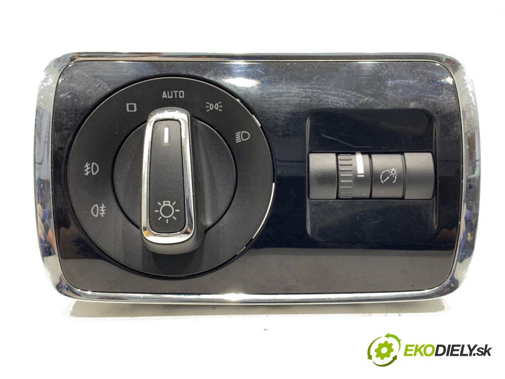 SKODA SUPERB II liftback 2008 125 kW 2.0 TDI 1968 spínač světel 3T0941431B