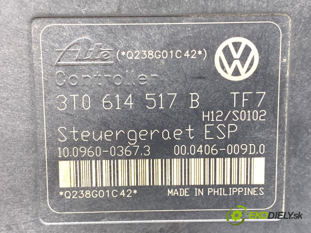 SKODA SUPERB II liftback 2008 125 kW 2.0 TDI 1968 Pumpa ABS 3T0614517B (Pumpa ABS)