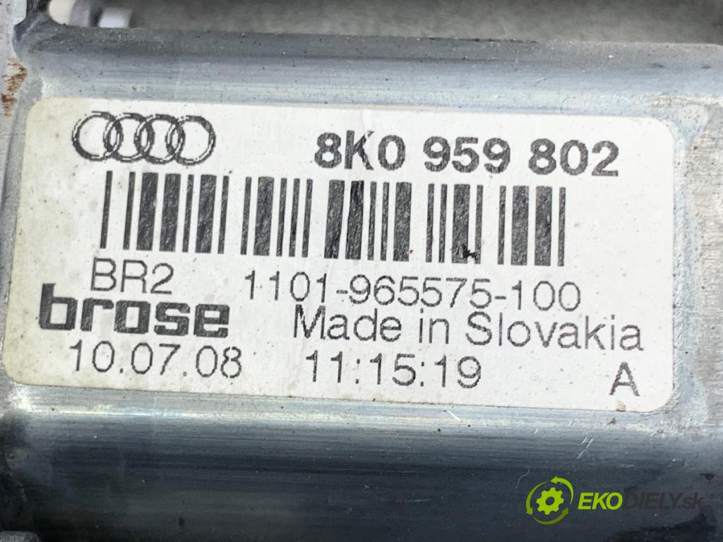 SKODA SUPERB II liftback 2008 125 kW 2.0 TDI 1968 mechanismus okna pravý přední část 8K0959802